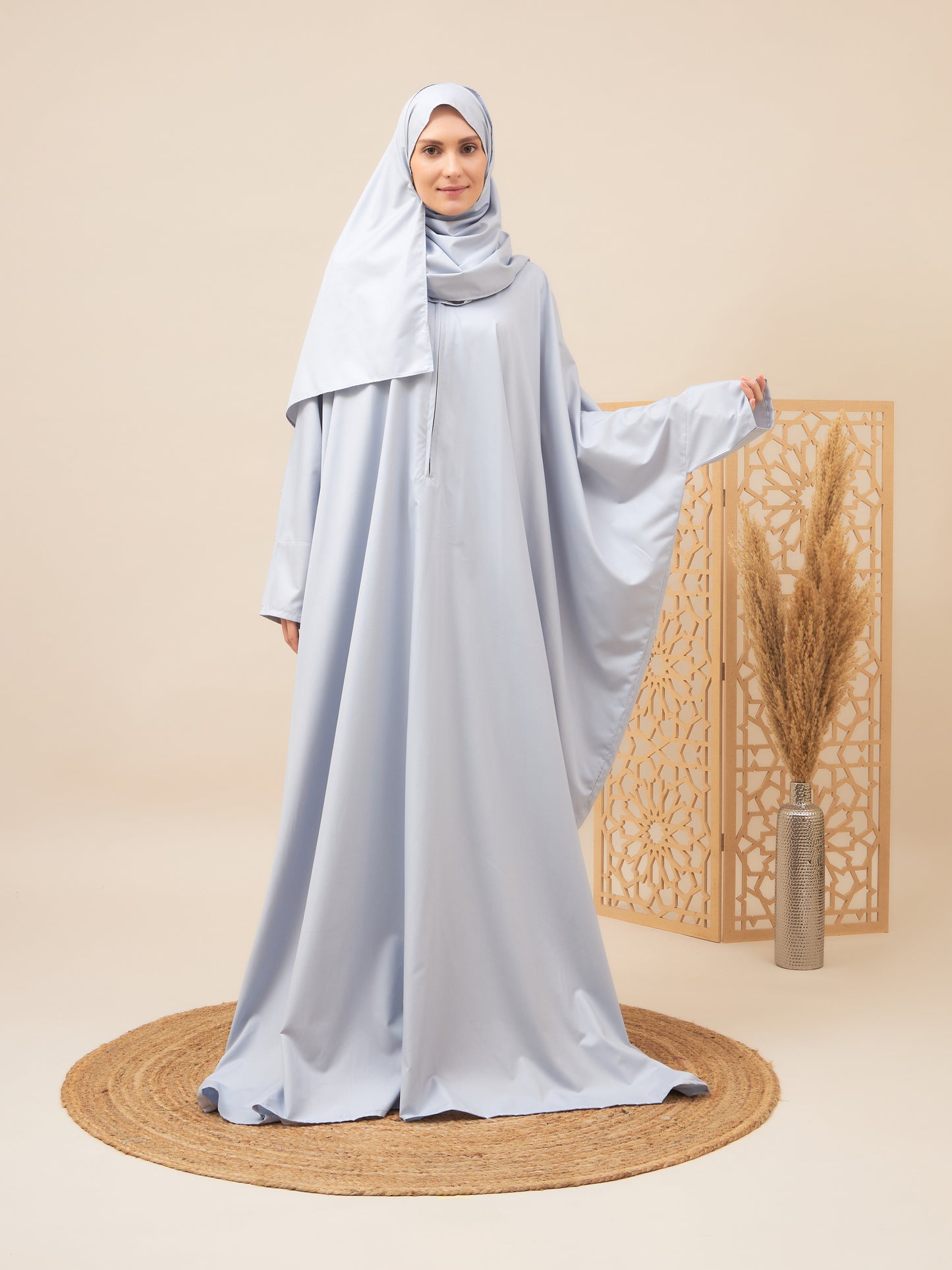 Salihat Prayer Dress I Baby Blue