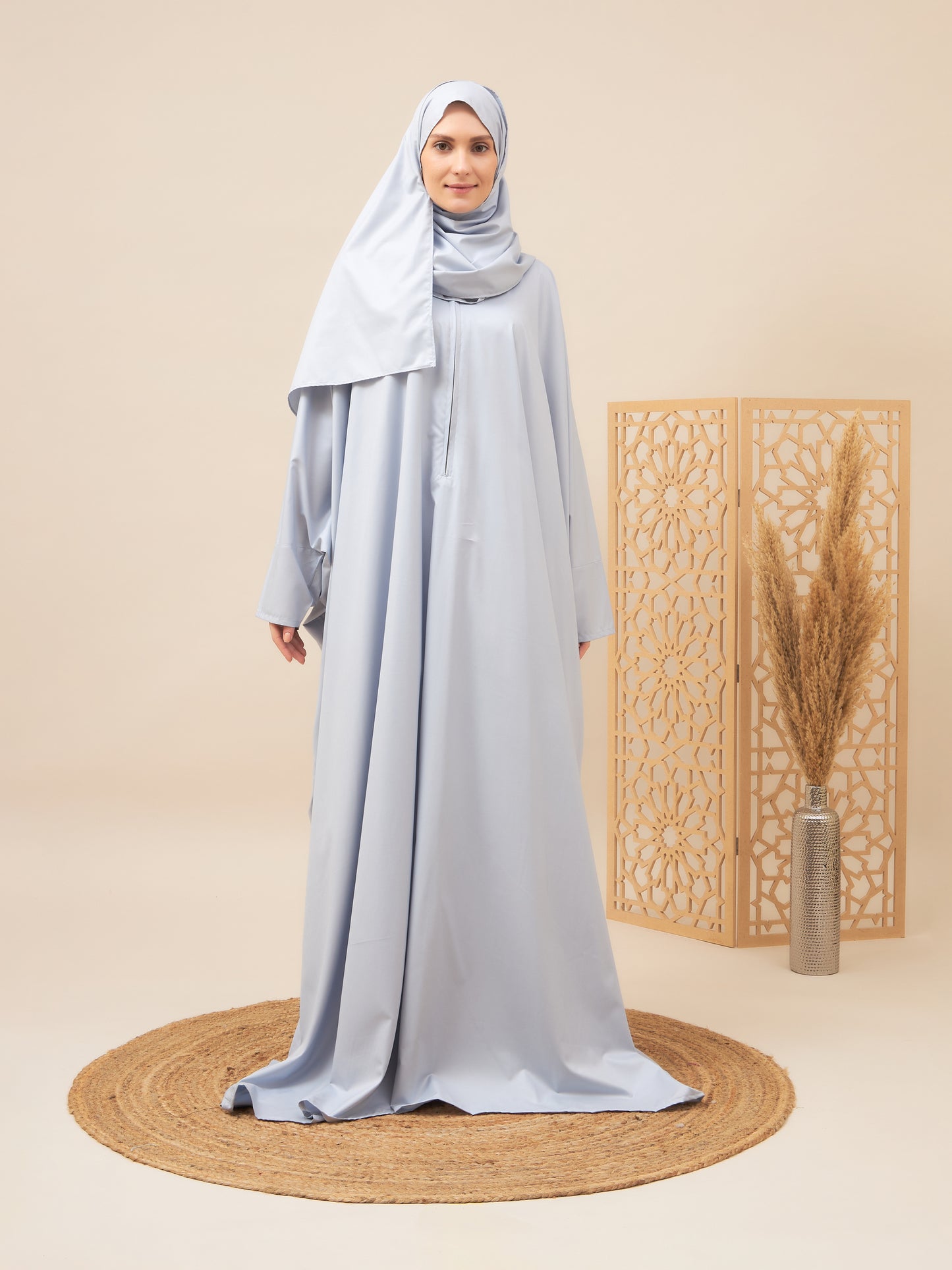 Salihat Prayer Dress I Baby Blue