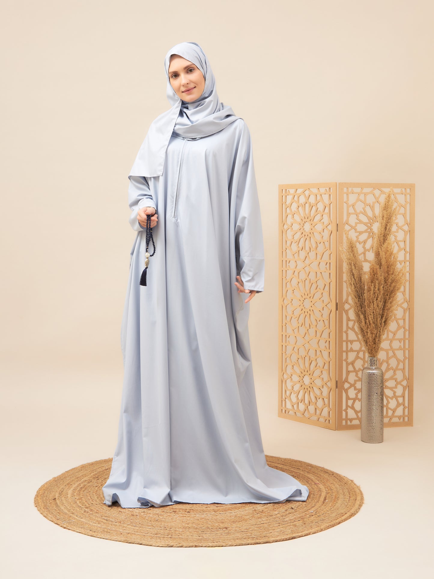 Salihat Prayer Dress I Baby Blue