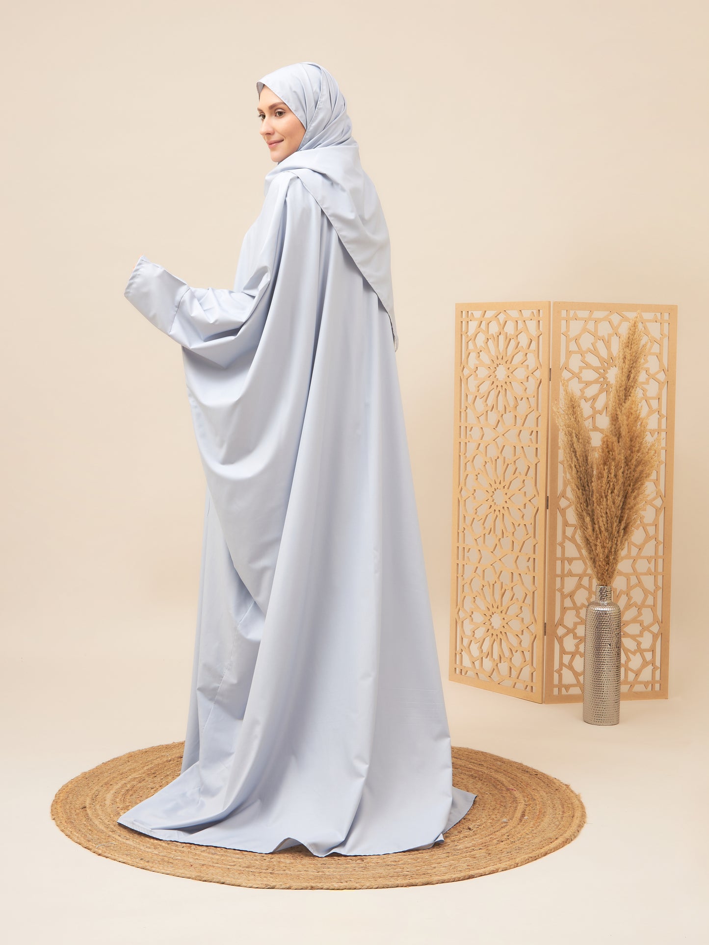 Salihat Prayer Dress I Baby Blue