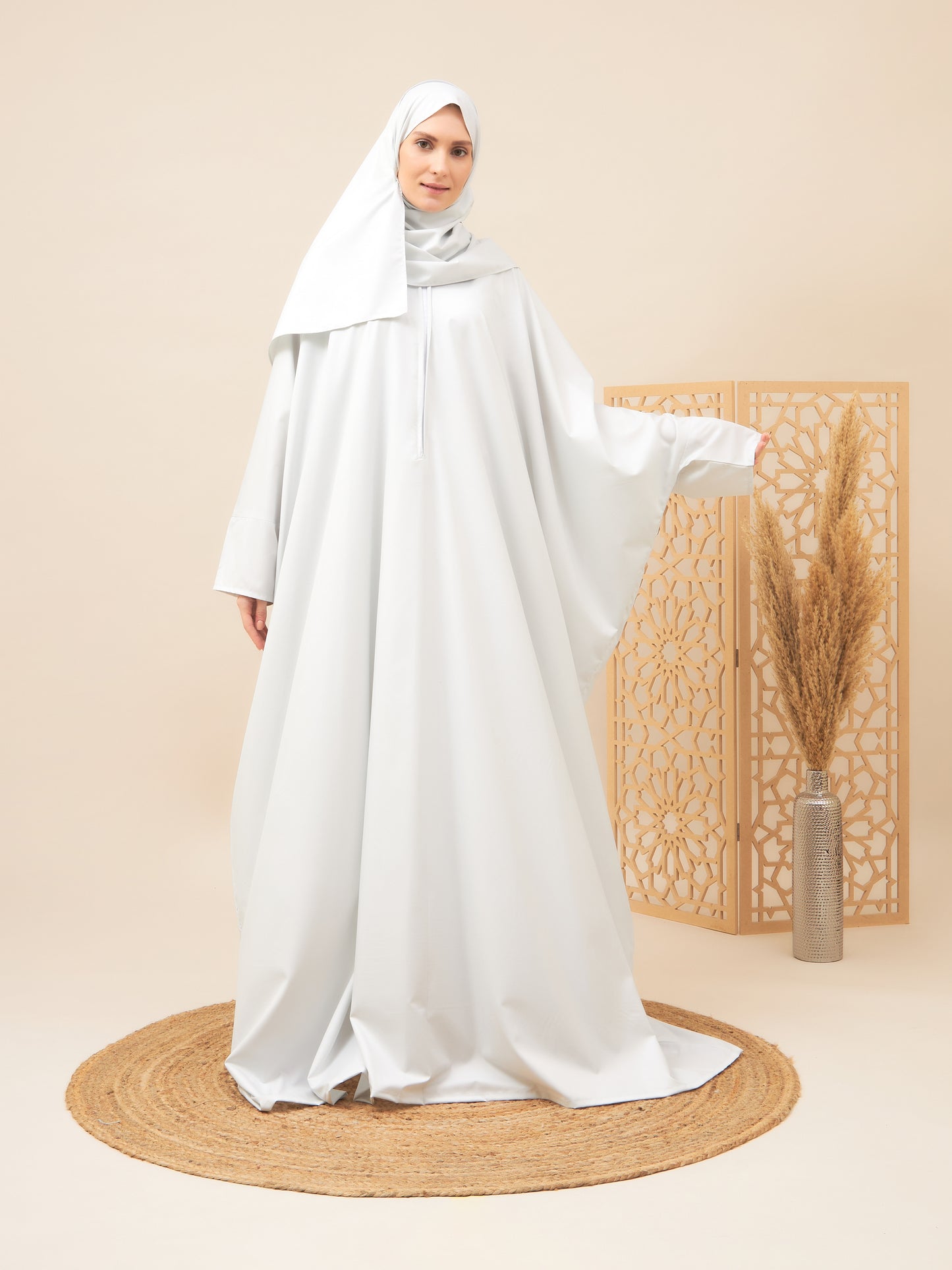 Salihat Prayer Dress I Light Gray