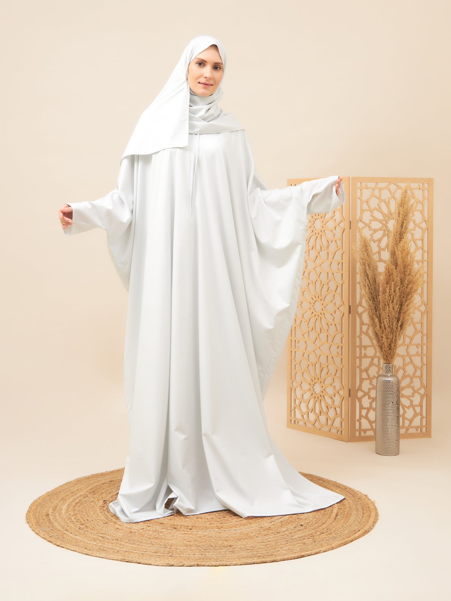 Salihat Prayer Dress I Light Gray