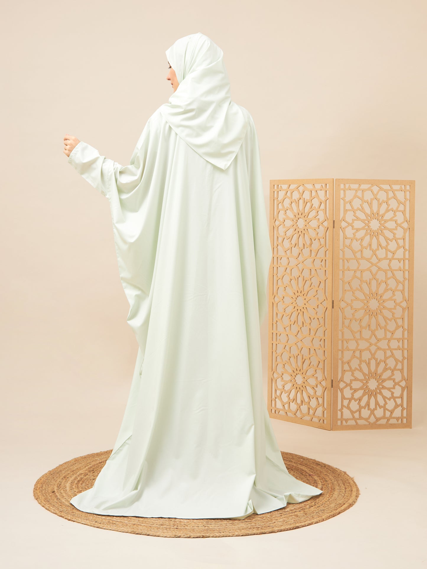 Salihat Prayer Dress I Baby Green