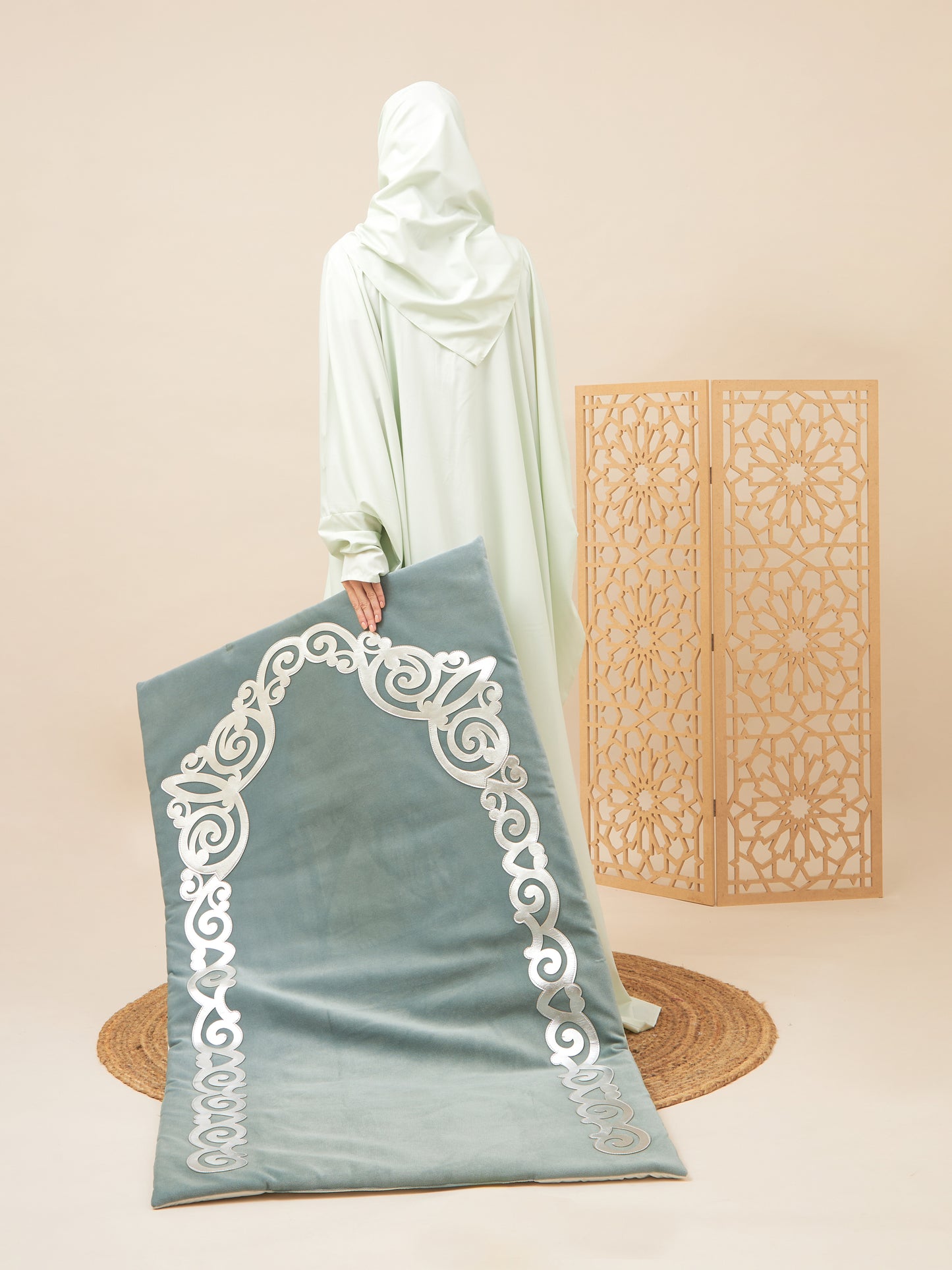 Salihat Prayer Dress I Baby Green